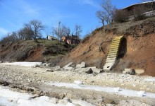 Конец февраля и освобождение Меотиды ото льда на берегу у хутора Рожо