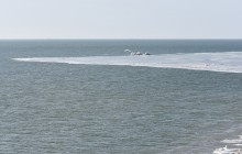 Конец февраля и освобождение Меотиды ото льда на берегу у хутора Рожо