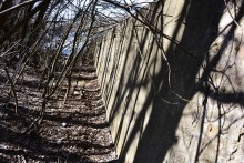 Бетонный корабль в реке Аксай