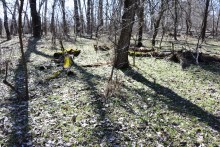 Бетонный корабль в реке Аксай