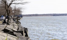 На Стрелке в марте