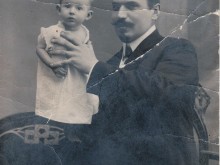 г. Грозный, Наталья Михайловна с отцом (Карсаеский Михаил Фёдорович)