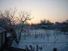 Зимний восход в Синегорке.