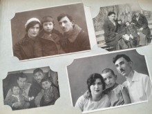 Бершадский А.С. и Карсаевская Н.М. с сыном, Бершадский и Ведерников с детьми