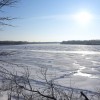Стрелка Дона и Аксая в самый холодный день в году