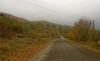 Дорога в хутор Виноградный на Сухом Донце, туманным, осенним утром.